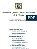 Plan de Actividades 2013
