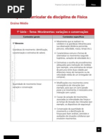 Conteúdo - Física - EM