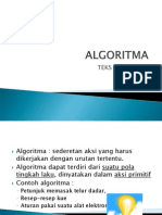 Kuliah 1 - Teks Algoritma (Revisi)