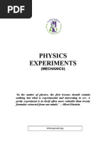 Physics 3B Mechanics Experiments