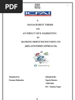 Download Thesis on E-marketing by yogesh sharma SN12452201 doc pdf