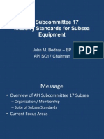 API Standards Subsea Equipment