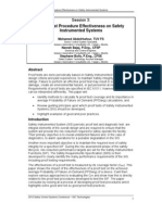 Proof Test Procedure Effectiveness On Safety Instrumented Systems