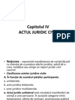 ACT JURIDIC CIVIL - NOTIUNE SI CLASIFICARE Referat