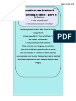 Classification Station 6 - Classifying Fiction Part Two