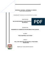 Tarea 2-Resumen Well Test Analysis For Naturally Fractured Reservoirs