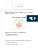 Funciones de La Evaluación