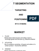 Market Sgmentation B. W Maina (Presentation)