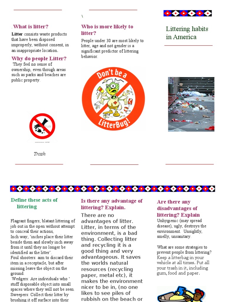 Understanding Littering: Causes and Effects | PDF
