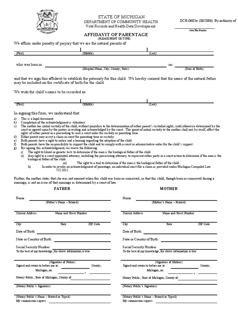 AvidavitofParentage_DCH0682w_182625_7.doc Birth Certificate Notary