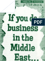 If You Do Business in The Middle East... Remember Certain PR