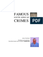 South Africa's Famous Crimes 1903-1987