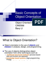 Basic Concepts of OO