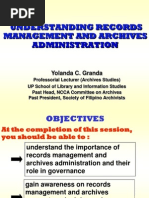 Records and Archives Administration