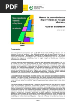 Manual_procedimientos de Prevencion de Riesgos Laborales
