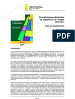 Manual - Procedimientos de Prevencion de Riesgos Laborales