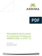 Programa Detalhado CPA10 5.7