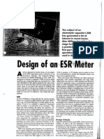 ESR Capacitor Meter Project