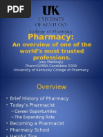 Download Pharmacy An overview of one of the worlds most trusted professions by Joey Mattingly SN12459523 doc pdf