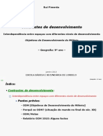 Geografia 9º (Contrastes Desenvolvimento - Odm) (RP)