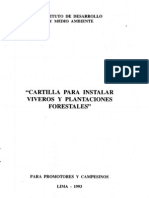 Viveros Forestales - Cartilla Instalar Viveros y Plantaciones - InstMedioAmbiente