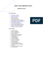 Indexing and Abstracting