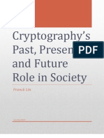 Cryptography's Past, Present, and Future Role in Society: Franck Lin