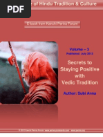 Secrets to Staying Positive With Vedic Tradition