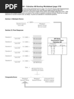 Calculus Released Exam 2003 Scoring Worksheet