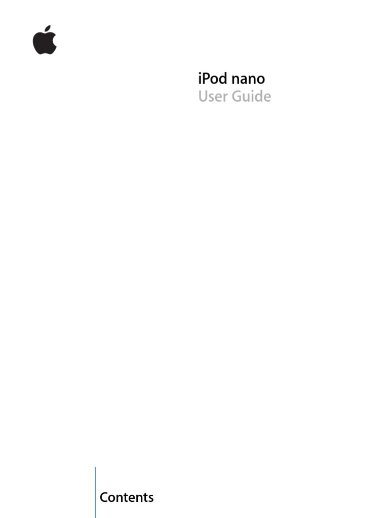 Ipod Nano 4th Gen UserGuide | PDF | I Tunes | I Pod