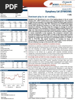 Symphony LTD (SYMCOM) : Dominant Play in Air Cooling