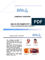 Delta PD Pumps Pvt. LTD.: Company Overview