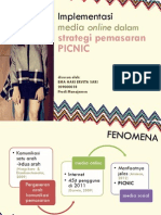 Implementasi Media Online Dalam Strategi Pemasaran Picnic (Woman Clothing Line)