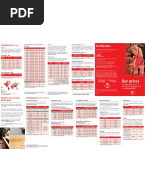 Royal Mail Our Prices2012