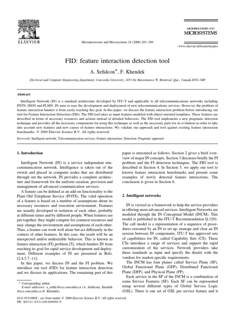 Feature Interaction Detection Tool | PDF | Object (Computer Science ...