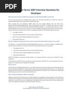 Download Office Share Point Server-2007 Interview Questions for Developer by meraTechSource SN12464229 doc pdf