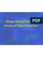 Shape Recognition by Means of Edge Detection