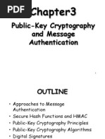 Public-Key Cryptography and Message Authentication