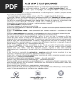 Aloe Vera e Suas Qualidades