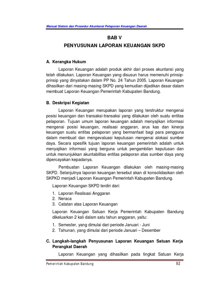 Laporan Keuangan Skpd