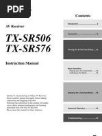 Download Onkyo TX SR506 User Manual by tp101267 SN124662947 doc pdf