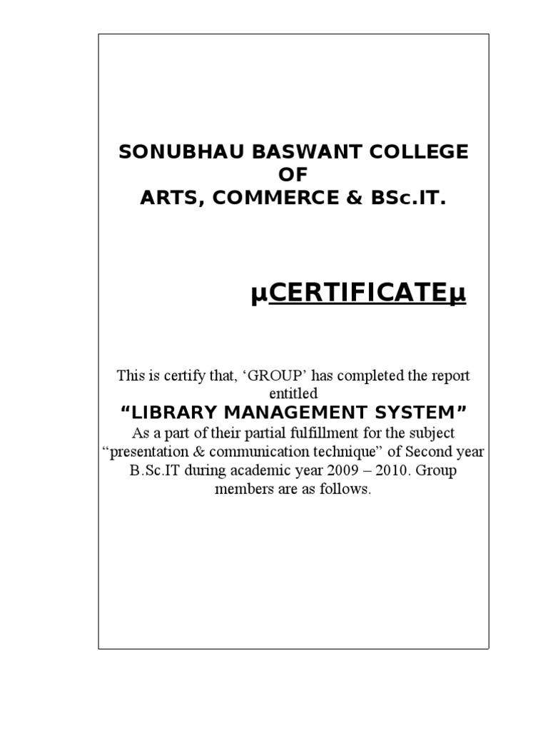 Library Management System Project | PDF | Software Testing | System