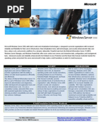 Data Sheet Windows2008Server