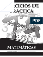 Ejercicios de Práctica - Matemáticas G11 - 1-17-12