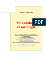 Monadologie Et Socio