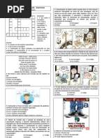 Elementos da comunicação - Exercícios