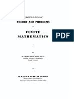 Schaum - Theory and Problems of Finite Mathematics
