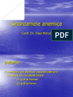 Sindroamele Anemice