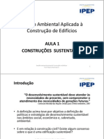 Aula 1 Construções Sustentáveis