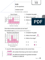 Range and Mode: Card Graph 1. Complete The Graph. 2. What Is The Mode? 3. What Is The Range?